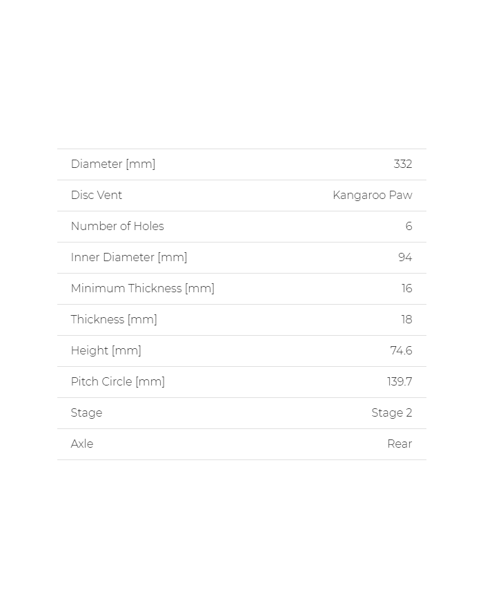 Tarcze hamulcowe DBA Street T2 Mitsubishi Pajero IV 06- tył