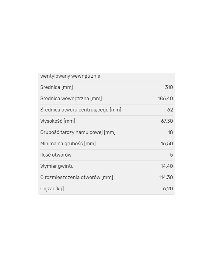 Tarcze hamulcowe Rotinger T5 Lexus GS MK III IS MK II IS250 IS350 310[mm] tył