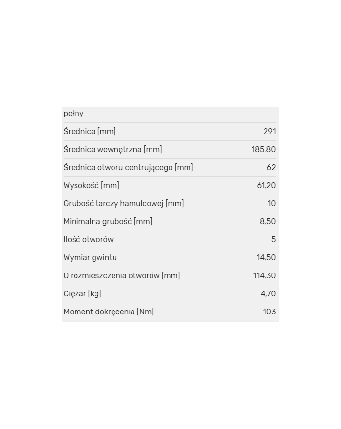 Tarcze hamulcowe Rotinger T5 Lexus IS MK II IS250 IS220d 291[mm] tył