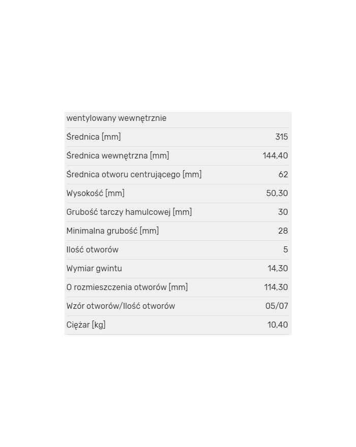 Tarcze hamulcowe Rotinger T5 Lexus LS430 UCF30 315[mm] przód