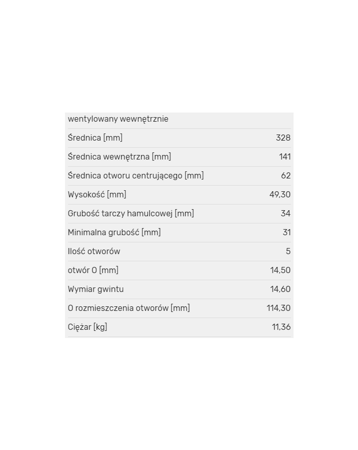 Tarcze hamulcowe Rotinger T5 Lexus RX MK III RX450h RX350 328[mm] przód