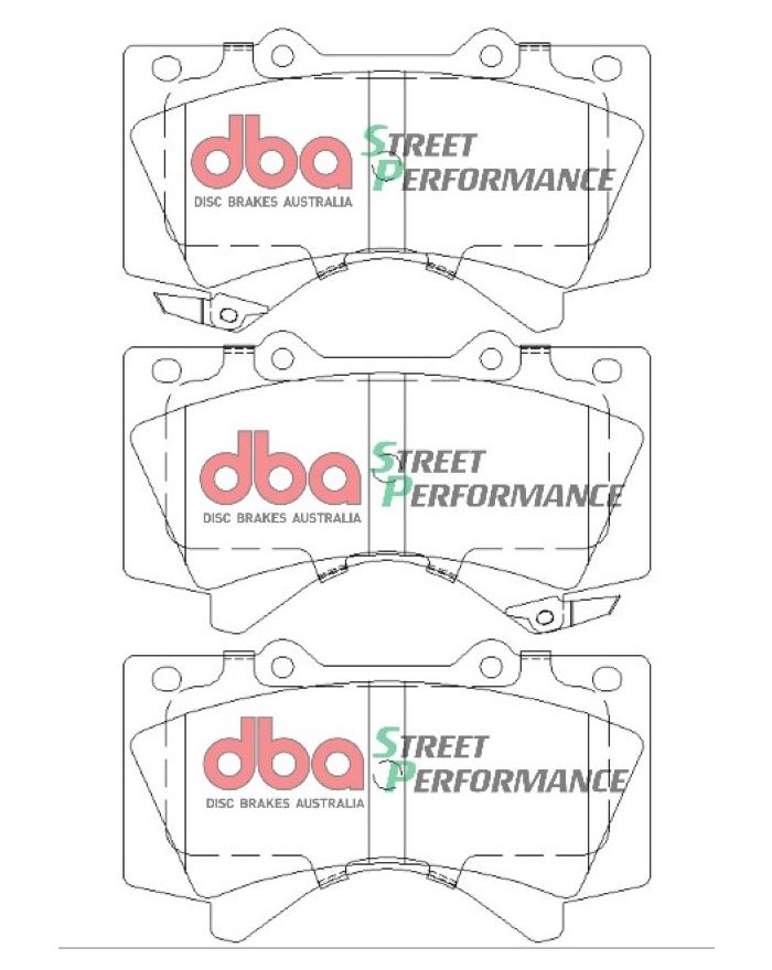 Klocki hamulcowe DBA Street Performance Lexus LX Toyota Landcruiser Tundra przód