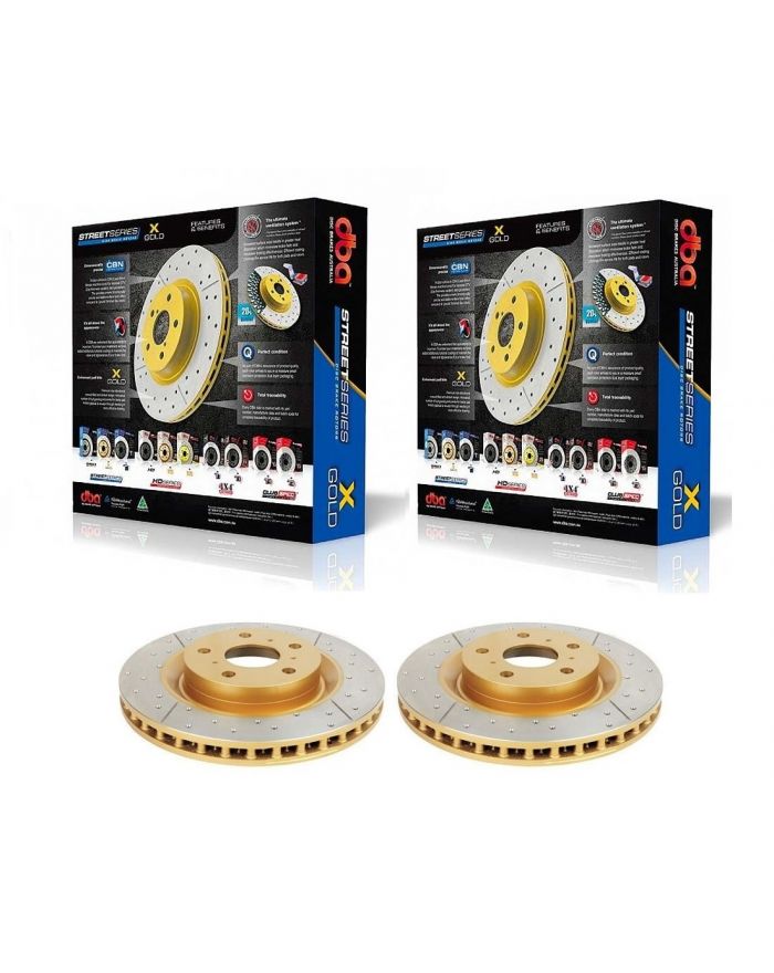 Tarcze hamulcowe DBA X GOLD Lexus LX570 Toyota Landcruiser przód