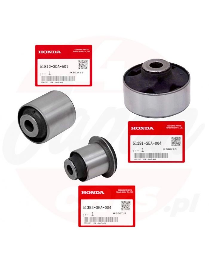 Zestaw tulei przedniego dolnego wahacza Honda Accord VII 03-08 sedan